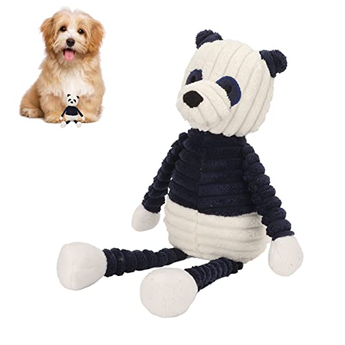 Kukyller Quietschendes Plüschhundspielzeug, Panda -geformte Kauen -Quietschspielzeug für kleine, mittlere und große Hunde Kukyller Quietschendes Plüschhundspielzeug, Panda -geformte Kauen -Quietschspielzeug für kleine, mittlere und große Hunde von Kukyller