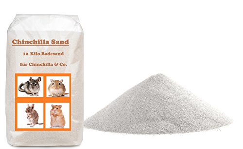 Kultpfötchen 10kg Chinchilla Sand für Nager und Co - wählbar auch 1kg - 5kg - 25kg - 30kg von Kultpfötchen