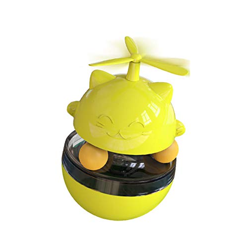 Futterball Spielzeug FüR Hunde Hundespielzeug UnzerstöRbar Tumbler Katze Plattenspieler Spielzeug Undichte Kugel Lustiger Katzenstock Yellow Futterball Spielzeug FüR Hunde Hundespielzeug UnzerstöRbar Tumbler Katze Plattenspieler Spielzeug Undichte Kugel Lustiger Katzenstock Yellow von KunLS