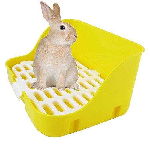 Haustier Kleine Ratte WC Quadratische TöPfchen Trainer Ecke Wurf BettwäSche Box Pet Pan FüR Kleintiere/Kaninchen/Meerschwein/Frettchen Yellow Haustier Kleine Ratte WC Quadratische TöPfchen Trainer Ecke Wurf BettwäSche Box Pet Pan FüR Kleintiere/Kaninchen/Meerschwein/Frettchen Yellow von KunLS