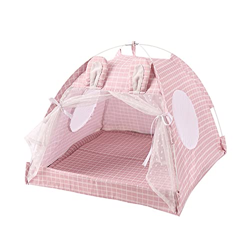 Hunde Zelt katzenzelt Hund Sonnenschirm Indoor Hundehütte Hundehütte im Freien Katzenzelte für Hauskatzen Faltbares Katzenbett Katzenhaus im Freien Small,pink Hunde Zelt katzenzelt Hund Sonnenschirm Indoor Hundehütte Hundehütte im Freien Katzenzelte für Hauskatzen Faltbares Katzenbett Katzenhaus im Freien Small,pink von KunLS