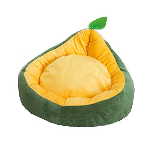 Hunter Hundebett Tierbett Hundenest Katzenkissen Warm Halten Katze Kissen Abnehmbarer Und Waschbarer Katzenstreu 55,Green Hunter Hundebett Tierbett Hundenest Katzenkissen Warm Halten Katze Kissen Abnehmbarer Und Waschbarer Katzenstreu 55,Green von KunLS