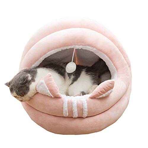 Katze Kissen Hundebetten Katzenkissen Atmungsaktiv Halbgeschlossener Zwinger Katzenschlafsack Vier Jahreszeiten Komfortabe 50,pink Katze Kissen Hundebetten Katzenkissen Atmungsaktiv Halbgeschlossener Zwinger Katzenschlafsack Vier Jahreszeiten Komfortabe 50,pink von KunLS
