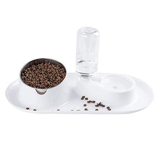 Katzen Futternapf Wasserspender Hunde KatzennäPfe Doppelschale Aus Edelstahl Multifunktion Essen Und Trinken Doppelzweck-Hundenapf Katzen Futternapf Wasserspender Hunde KatzennäPfe Doppelschale Aus Edelstahl Multifunktion Essen Und Trinken Doppelzweck-Hundenapf von KunLS