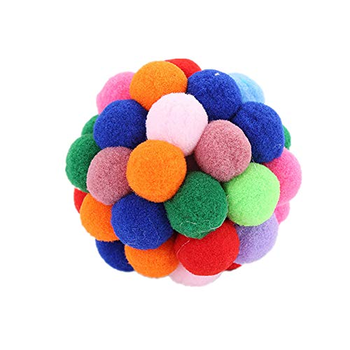Katzenball Katzen Spielzeug Spielsachen Molar Bunter PlüSchspielzeugball Eingebaute Katzenglocke KatzenbäLle Katzen Spielzeug Kitten 7cm Katzenball Katzen Spielzeug Spielsachen Molar Bunter PlüSchspielzeugball Eingebaute Katzenglocke KatzenbäLle Katzen Spielzeug Kitten 7cm von KunLS