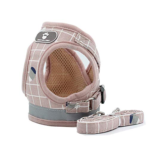 Katzenleine Katzengeschirr Mit Leine Ausbruchsicher Katzengeschirr Hundegeschirr Hundegeschirr Und Bleisätze Welpengeschirr Für Kleine Hundewestengeschirr pink,M Katzenleine Katzengeschirr Mit Leine Ausbruchsicher Katzengeschirr Hundegeschirr Hundegeschirr Und Bleisätze Welpengeschirr Für Kleine Hundewestengeschirr pink,M von KunLS