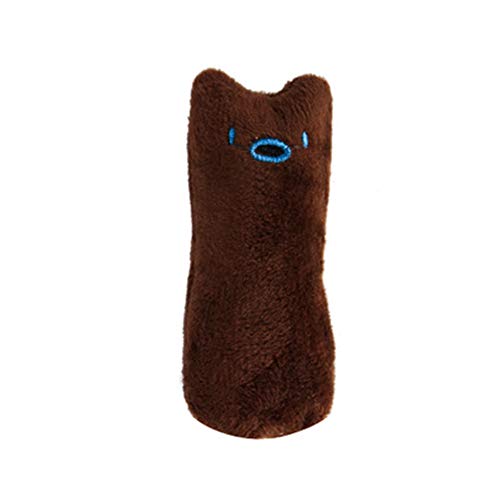 Katzenminze Spielzeug Katze Katzen Spielsachen KatzenbissbestäNdiges PlüSchtier Katzenminze Daumen Spielzeug Katzen Spielezeug Brown Katzenminze Spielzeug Katze Katzen Spielsachen KatzenbissbestäNdiges PlüSchtier Katzenminze Daumen Spielzeug Katzen Spielezeug Brown von KunLS