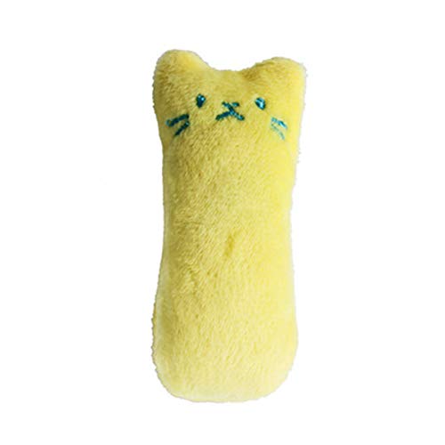 Katzenminze Spielzeug Katze Katzen Spielsachen KatzenbissbestäNdiges PlüSchtier Katzenminze Daumen Spielzeug Katzen Spielezeug Yellow Katzenminze Spielzeug Katze Katzen Spielsachen KatzenbissbestäNdiges PlüSchtier Katzenminze Daumen Spielzeug Katzen Spielezeug Yellow von KunLS