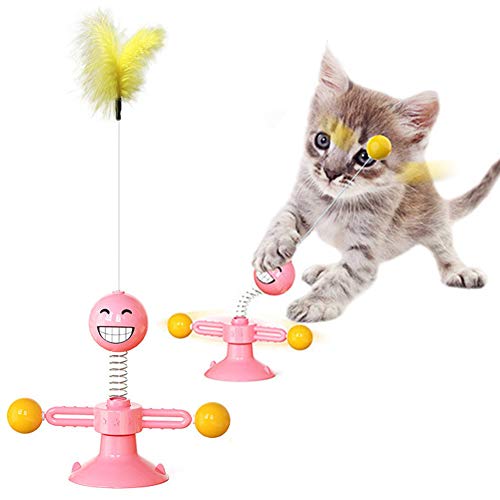 Katzenspielzeug Stab Spielzeug Katze Interaktives Katzenspielzeug Katzenspielzeug des FrüHlingsmannes Plattenspieler Lustiger Katzenstock Pet Vent Spielzeug pink Katzenspielzeug Stab Spielzeug Katze Interaktives Katzenspielzeug Katzenspielzeug des FrüHlingsmannes Plattenspieler Lustiger Katzenstock Pet Vent Spielzeug pink von KunLS
