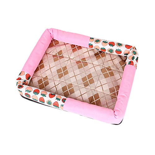 KunLS Katzenschlafsack Flauschig Deluxe Haustierbett Knuffelwuff Hundebett Erdbeer Sommer EIS Seide Zwinger Katzenstreu Large,pink KunLS Katzenschlafsack Flauschig Deluxe Haustierbett Knuffelwuff Hundebett Erdbeer Sommer EIS Seide Zwinger Katzenstreu Large,pink von KunLS