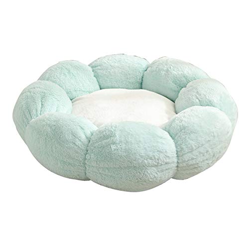 KunLS Tierbett Deluxe Haustierbett Hundebetten Katzenschlafplatz Katzenkissen Flauschig Universell In Allen Vier Jahreszeiten 40,Green White KunLS Tierbett Deluxe Haustierbett Hundebetten Katzenschlafplatz Katzenkissen Flauschig Universell In Allen Vier Jahreszeiten 40,Green White von KunLS