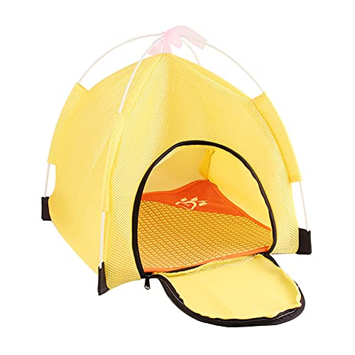 KunLS katzenzelt haustierzelt Katzenzelte für Hauskatzen Pop Up Hundezelt Katzenhaus im Freien Hundehaus Innenbett Hund Sonnenschirm Indoor Hundehütte Large,Yellow KunLS katzenzelt haustierzelt Katzenzelte für Hauskatzen Pop Up Hundezelt Katzenhaus im Freien Hundehaus Innenbett Hund Sonnenschirm Indoor Hundehütte Large,Yellow von KunLS