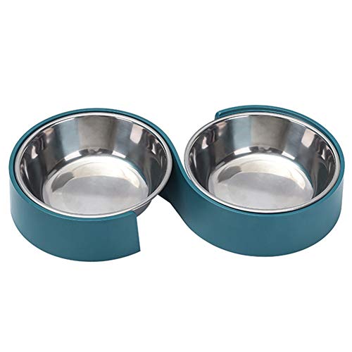Wasserspender Hunde S-Form Katzen Futternapf Fressnapf Katze Anti-Kipp-Hundebecken FressnäPfe FüR Katzen Minimalistisches Design deep Blue Wasserspender Hunde S-Form Katzen Futternapf Fressnapf Katze Anti-Kipp-Hundebecken FressnäPfe FüR Katzen Minimalistisches Design deep Blue von KunLS