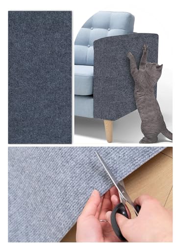 Kratzmatte Katze Sofa DIY Katzenkratzmatten Selbstklebend 40x100cm, Kratzmatte Katze Wand, Kratzbrett Katze, Kratzteppich AntiKratz Tape für Möbel Couch Sofa Wand Tür Schutz von Kunoli