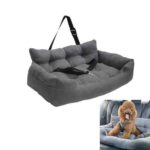 KunpengZen Hunde Autositz für kleine mittlere Hunde, Verdickter Hundebett Auto Abnehmbar mit Aufbewahrungstaschen ansteckbarer Leine. Hundesitz Auto Rückbank, Hunde Autositz Rückbank, Hundeautositz KunpengZen Hunde Autositz für kleine mittlere Hunde, Verdickter Hundebett Auto Abnehmbar mit Aufbewahrungstaschen ansteckbarer Leine. Hundesitz Auto Rückbank, Hunde Autositz Rückbank, Hundeautositz von KunpengZen