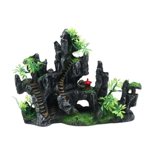 Kuntesetty Aquarium Dekoration, Aquarium Dekorfigur, Dekoratives Steinornament mit für Mikrolandschaften, Terrasse, Garten Kuntesetty Aquarium Dekoration, Aquarium Dekorfigur, Dekoratives Steinornament mit für Mikrolandschaften, Terrasse, Garten von Kuntesetty