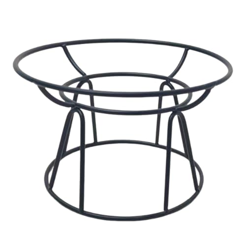 Kuntesetty Erhöhter Einzelner Stabiler Eisen Kunst Haustier Zufuhr Halter des Cat Bowl Stand 15.8cmx10cm von Kuntesetty