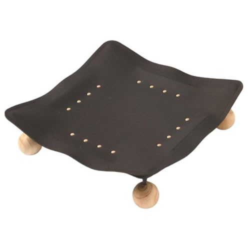 Kuntesetty Erhöhtes Haustierbett mit Rutschfesten Füßen Und Robustem Design für Katzenbetten Und Hundebetten, 57.5 X 57.5 X 7.5 cm von Kuntesetty