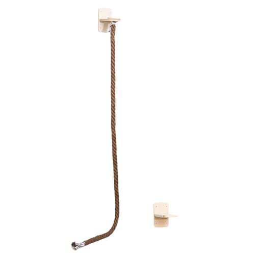 Kuntesetty Katzen Wandregal, Kletterregal, Kratzbaum, Katzen Heimdekor, Katzenbaum mit Kratzseil Zum Schlafen, Faulenzen Und Trainieren Kuntesetty Katzen Wandregal, Kletterregal, Kratzbaum, Katzen Heimdekor, Katzenbaum mit Kratzseil Zum Schlafen, Faulenzen Und Trainieren von Kuntesetty