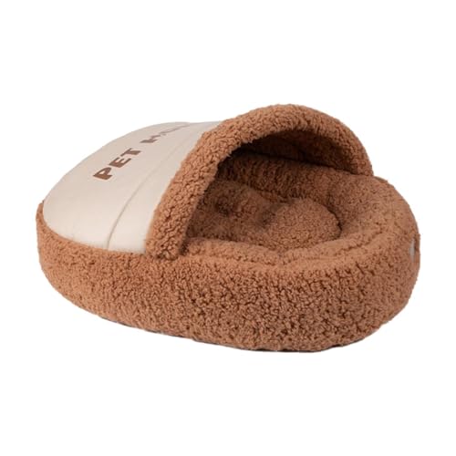 Kuntesetty Katzenbett Katzenhöhle Haustierbett Hundekorb Schlafplatz in Einzigartiger Pantoffelform mit Weichem Plüschfutter für Wärme Und Komfort für Katzen Un, 65x45cm Kuntesetty Katzenbett Katzenhöhle Haustierbett Hundekorb Schlafplatz in Einzigartiger Pantoffelform mit Weichem Plüschfutter für Wärme Und Komfort für Katzen Un, 65x45cm von Kuntesetty