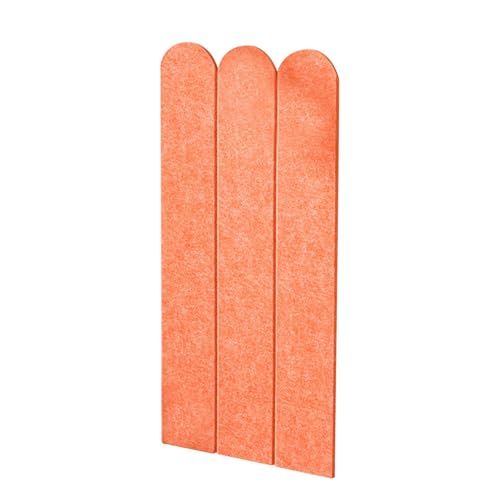 Kuntesetty Katzenkratzteppich, Wandmontage, multifunktional, selbstklebend für Krallenpflege, Orange von Kuntesetty