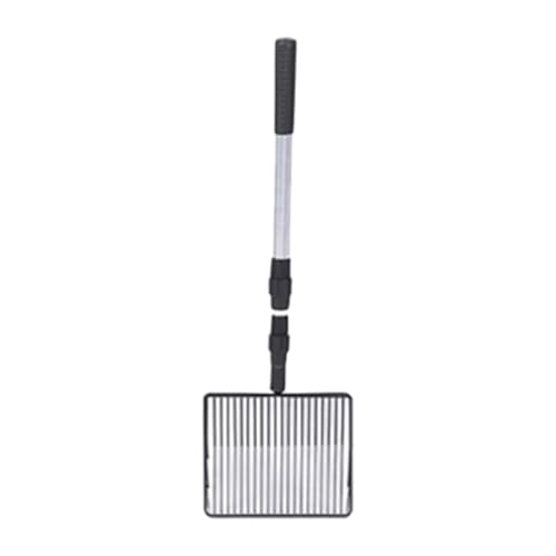 Kuntesetty Katzenstreu Scooper aus Edelstahl mit leicht zu reinigendem Mesh und abnehmbarem Design, XL von Kuntesetty