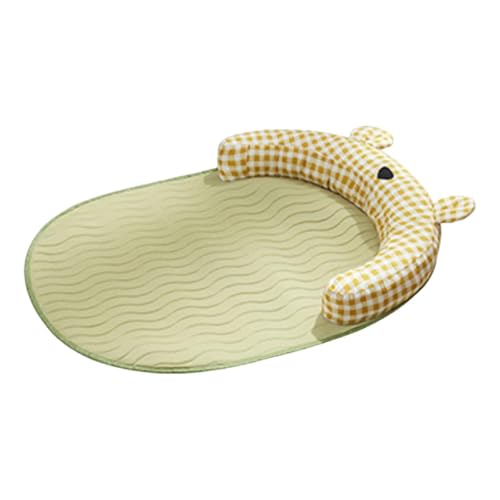 Kuntesetty Kühlmatte für Tiere, Sommerkissen, rund, waschbar, Ruhematte für Haustiere, Gelb Kuntesetty Kühlmatte für Tiere, Sommerkissen, rund, waschbar, Ruhematte für Haustiere, Gelb von Kuntesetty