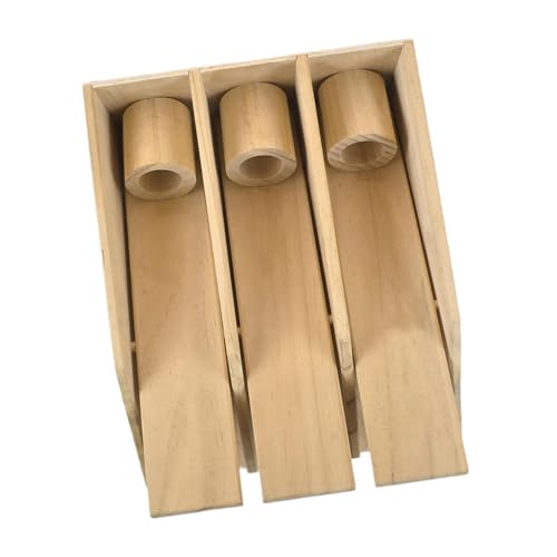Kuntesetty Leckerli Spender für Hunde, Spiel Slow Feeder Aus Holz für Langsames Fressen, Spielen, Trainieren von Kuntesetty