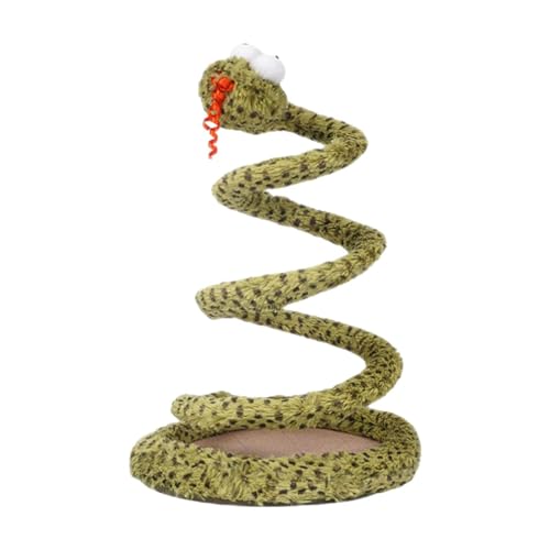 Kuntesetty Schlangenfeder Spielzeug für Katzen mit Robustem Aufbau Und Flexibler Spirale für Bewegung Und Spiel, Grün Gelb Kuntesetty Schlangenfeder Spielzeug für Katzen mit Robustem Aufbau Und Flexibler Spirale für Bewegung Und Spiel, Grün Gelb von Kuntesetty