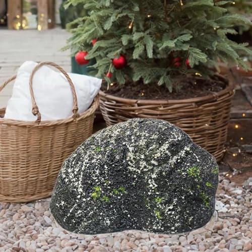 Kuntesetty Simulationsfelsen Aus Kunstharz, Dekorationsobjekt für Hotel Und Garten, Schwarz Kuntesetty Simulationsfelsen Aus Kunstharz, Dekorationsobjekt für Hotel Und Garten, Schwarz von Kuntesetty