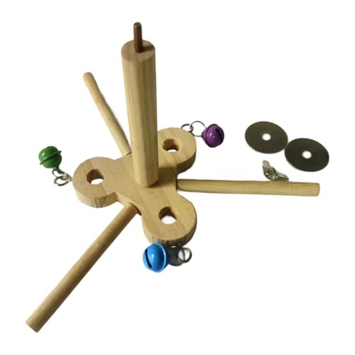 Kuntesetty Vogel Rotierenden Sitzstange Spielzeug Übung Pet Supplies für Conures Sittiche Lovebirds von Kuntesetty