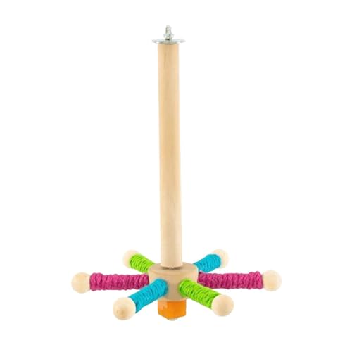 Kuntesetty Vogel Sitzstange Spielzeug Holz Interaktive Rad für Aras Sittiche Papageien Lovebirds Kuntesetty Vogel Sitzstange Spielzeug Holz Interaktive Rad für Aras Sittiche Papageien Lovebirds von Kuntesetty