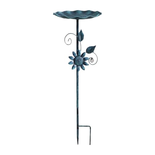 Kuntesetty Vogelhäuschen Aus Metall, Futterstation für Hinterhof Und Gartenzaun, Style A von Kuntesetty
