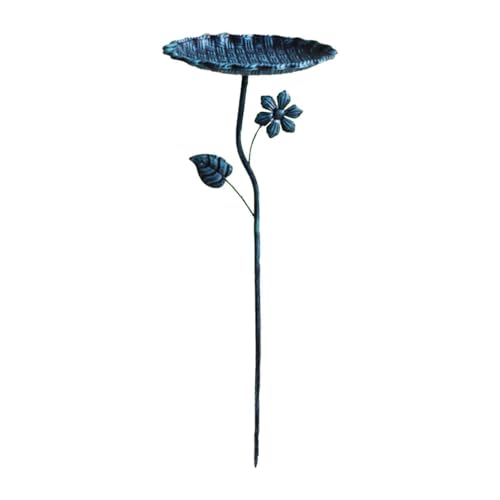 Kuntesetty Vogelhäuschen Aus Metall, Futterstation für Hinterhof Und Gartenzaun, Style B von Kuntesetty