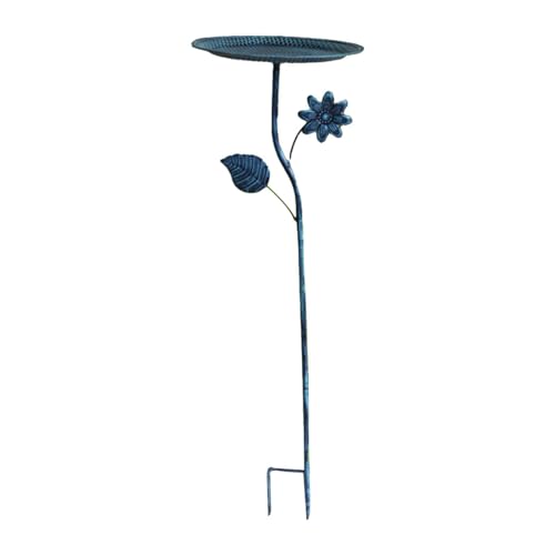 Kuntesetty Vogelhäuschen Aus Metall, Futterstation für Hinterhof Und Gartenzaun, Style C von Kuntesetty