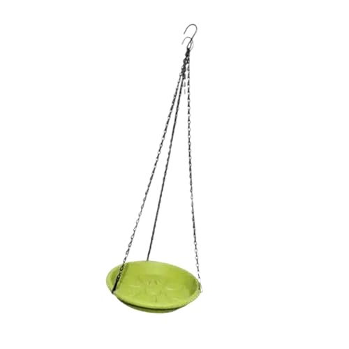Kuntesetty Vogeltränke Als Wassertränke Und Futterspender Große Vogelbadschale Als Futterplatz für Mehrere Vögel für Gärten Terrassen Und Als Geschenk, Hellgrün von Kuntesetty