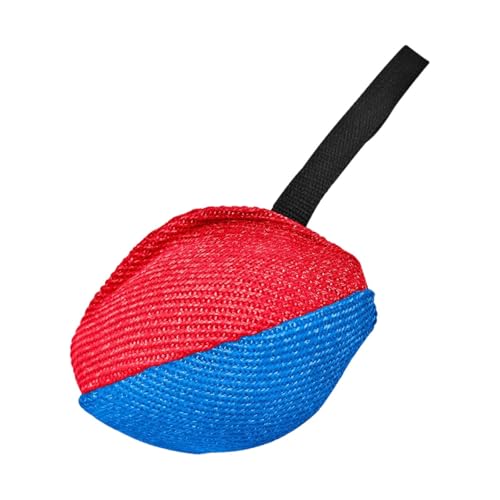 Kuntesetty Zerrball für Hunde, Spielzeug zum Ziehen, 14 x 11 cm, leicht und stabil für Welpen und Jagdhunde, Rotblau Kuntesetty Zerrball für Hunde, Spielzeug zum Ziehen, 14 x 11 cm, leicht und stabil für Welpen und Jagdhunde, Rotblau von Kuntesetty