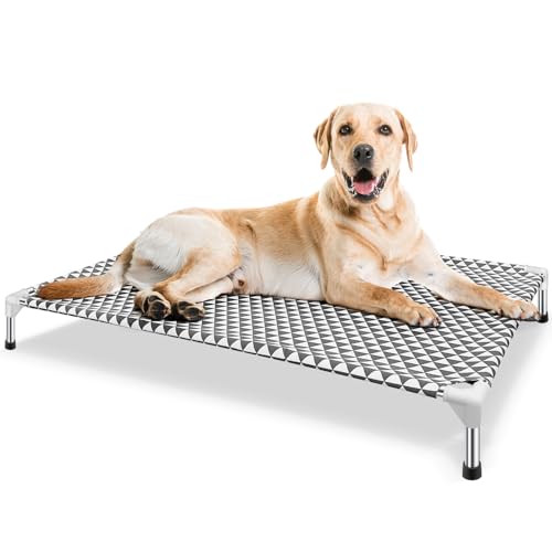 Erhöhtes Outdoor-Hundebett, Größe XL, Baumwollmaterial, rutschfeste Füße, geeignet für Hunde bis zu 54 kg. Erhöhtes Outdoor-Hundebett, Größe XL, Baumwollmaterial, rutschfeste Füße, geeignet für Hunde bis zu 54 kg. von Kuntrust