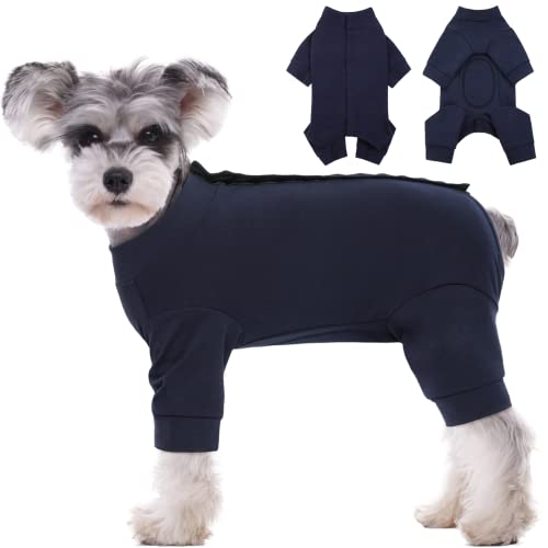 Kuoser Hundebody nach op, Medizinischer Body Hund，Hunde Schlafanzüge, Hundebody nach kastration, Anti-Lecken Wundschutz，Kegel-Alternative (2XL,Blau) von Kuoser