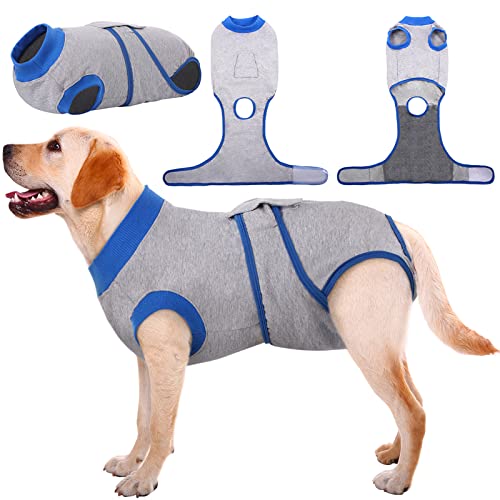 Kuoser Hundebody Nach Op, Hundebody Nach Kastration Rüde Hündin,Hundebody Nach Op Hündin, Atmungsaktiv Body Für Hunde Nach Op,Leckschutz Hund, Anti-Wundlecken Op Body Hund, Grau XL Kuoser Hundebody Nach Op, Hundebody Nach Kastration Rüde Hündin,Hundebody Nach Op Hündin, Atmungsaktiv Body Für Hunde Nach Op,Leckschutz Hund, Anti-Wundlecken Op Body Hund, Grau XL von Kuoser