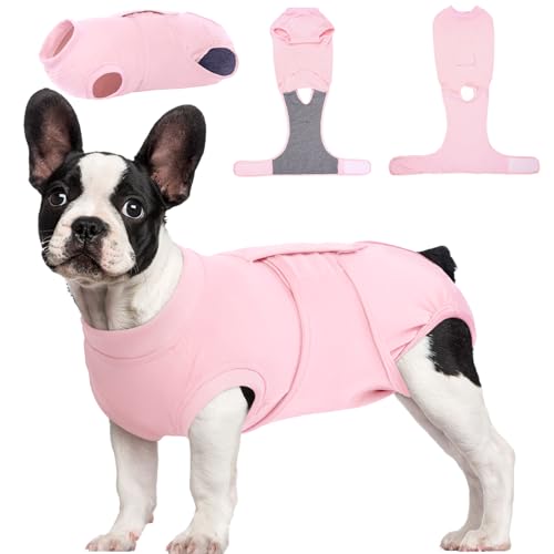 Kuoser Hundebody Nach Op, Hundebody Nach Kastration Rüde Hündin,Hundebody Nach Op Hündin, Op Body Hund Kastration Hündin, Anti-Wundlecken Body Für Hunde Nach Op Rosa XS Kuoser Hundebody Nach Op, Hundebody Nach Kastration Rüde Hündin,Hundebody Nach Op Hündin, Op Body Hund Kastration Hündin, Anti-Wundlecken Body Für Hunde Nach Op Rosa XS von Kuoser