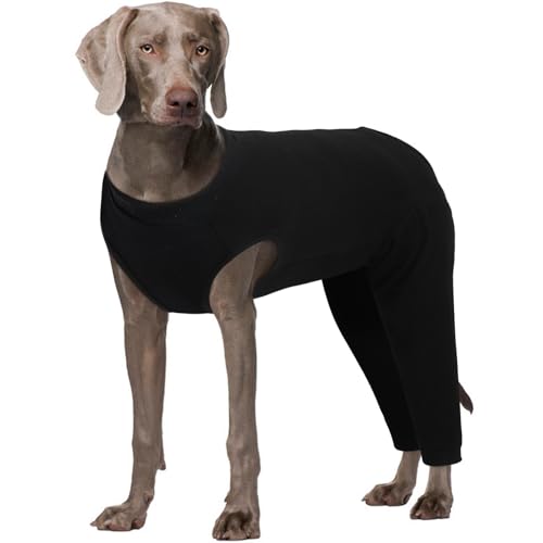 Kuoser Hundebody Nach Op, Schutzanzug Hund nach Kastration, Wundschutz Anzug Hündin, Nachbehandlungsanzug Hunde, Anti-Leck Body, Atmungsaktiv, Baumwolle, Verstellbar, Schwarz 3XL Kuoser Hundebody Nach Op, Schutzanzug Hund nach Kastration, Wundschutz Anzug Hündin, Nachbehandlungsanzug Hunde, Anti-Leck Body, Atmungsaktiv, Baumwolle, Verstellbar, Schwarz 3XL von Kuoser