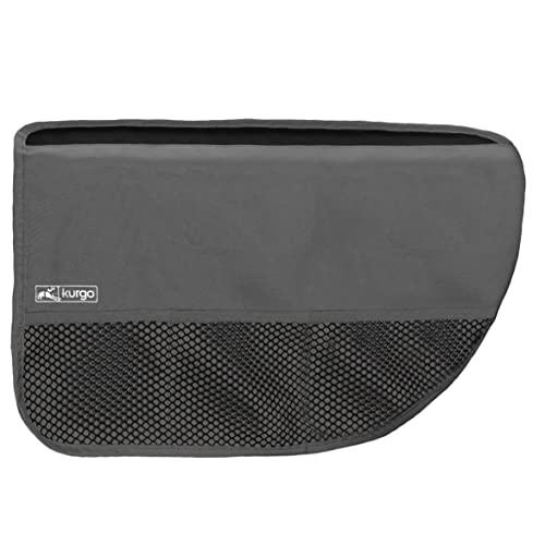 Kurgo Autotürschoner für Hunde, Schützt Autotüren vor Hundekrallen und Schmutz, Mit Taschen, Einstellbare Größe, Grau von Kurgo