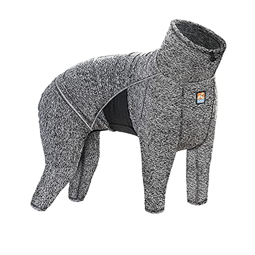 Kurgo Hunde-Einteiler, Body für Hunde, Erholungsanzug, Haustier-Pyjama, reduziert Angstzustände, enthält Haarausfall, Leinenöffnung, reflektierend, Stowe-Basisschicht, Heather Black/Grey, Größe L Kurgo Hunde-Einteiler, Body für Hunde, Erholungsanzug, Haustier-Pyjama, reduziert Angstzustände, enthält Haarausfall, Leinenöffnung, reflektierend, Stowe-Basisschicht, Heather Black/Grey, Größe L von Kurgo
