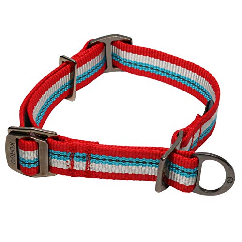 Kurgo Hundehalsband, Martingale-Stil, Alternative zu Würgehalsbändern, begrenzter Schlupf, verstellbar, reflektierend, Walk-About Trainingshalsband, Größe S, Chilirot/Küstenblau Kurgo Hundehalsband, Martingale-Stil, Alternative zu Würgehalsbändern, begrenzter Schlupf, verstellbar, reflektierend, Walk-About Trainingshalsband, Größe S, Chilirot/Küstenblau von Kurgo