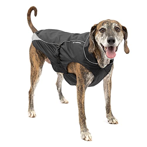 Kurgo North Country wasserdichter Hundemantel, Mit Fleece-Futter, LED-Licht für Nachtsichtbarkeit, Größe L, Schwarz Kurgo North Country wasserdichter Hundemantel, Mit Fleece-Futter, LED-Licht für Nachtsichtbarkeit, Größe L, Schwarz von Kurgo