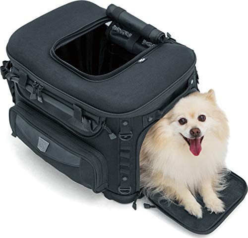 Kuryakyn 5288 Grand Pet Palace Transportbox für Hunde/Katzen, tragbar, wetterfest, für Gepäckträger oder Beifahrersitz, mit Sissy Bar Gurten, Schwarz Kuryakyn 5288 Grand Pet Palace Transportbox für Hunde/Katzen, tragbar, wetterfest, für Gepäckträger oder Beifahrersitz, mit Sissy Bar Gurten, Schwarz von Kuryakyn