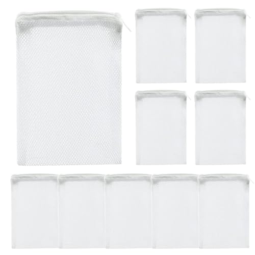 Kustimantu Aquarium Medienbeutel - Mediennetz Für Fischbecken,Auslaufsichere Feinmaschige Filtertaschen für Süßwasser, Salzwasser & Aquarien von Kustimantu