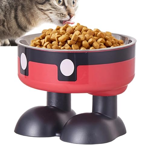 Kustimantu Erhöhter Katzenfutternapf, erhöhte Katzenfutterschüssel, große Katzenfutter- und Wasserschüssel, erhöht, kreative Katzenfutterschüssel, Futterstation Kustimantu Erhöhter Katzenfutternapf, erhöhte Katzenfutterschüssel, große Katzenfutter- und Wasserschüssel, erhöht, kreative Katzenfutterschüssel, Futterstation von Kustimantu