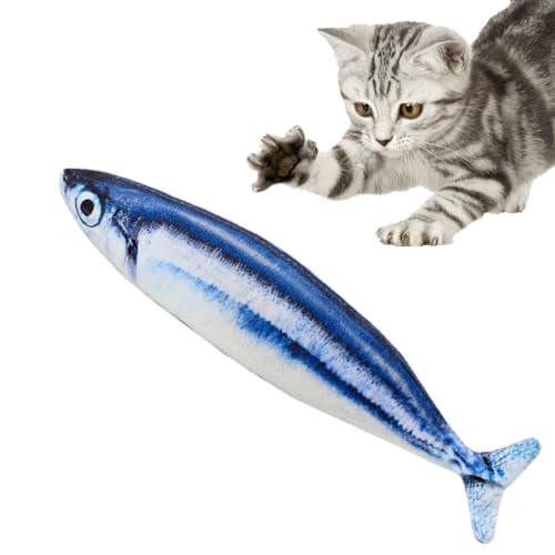 Kustimantu Floppender Fisch mit Katzenminister, Katzenminister Fischkatze Spielzeug | Interaktives Katzenfischspielzeug mit Katzenminister,Fun Kätzchen Zahnen kaute Tierpuppe für Zuhause, Innen-, Kustimantu Floppender Fisch mit Katzenminister, Katzenminister Fischkatze Spielzeug | Interaktives Katzenfischspielzeug mit Katzenminister,Fun Kätzchen Zahnen kaute Tierpuppe für Zuhause, Innen-, von Kustimantu